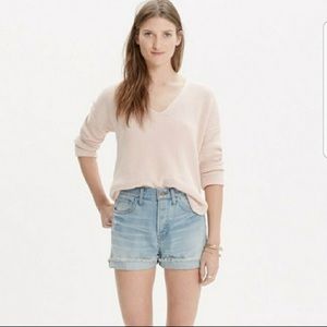 Madewell button-fly high waisted shorts